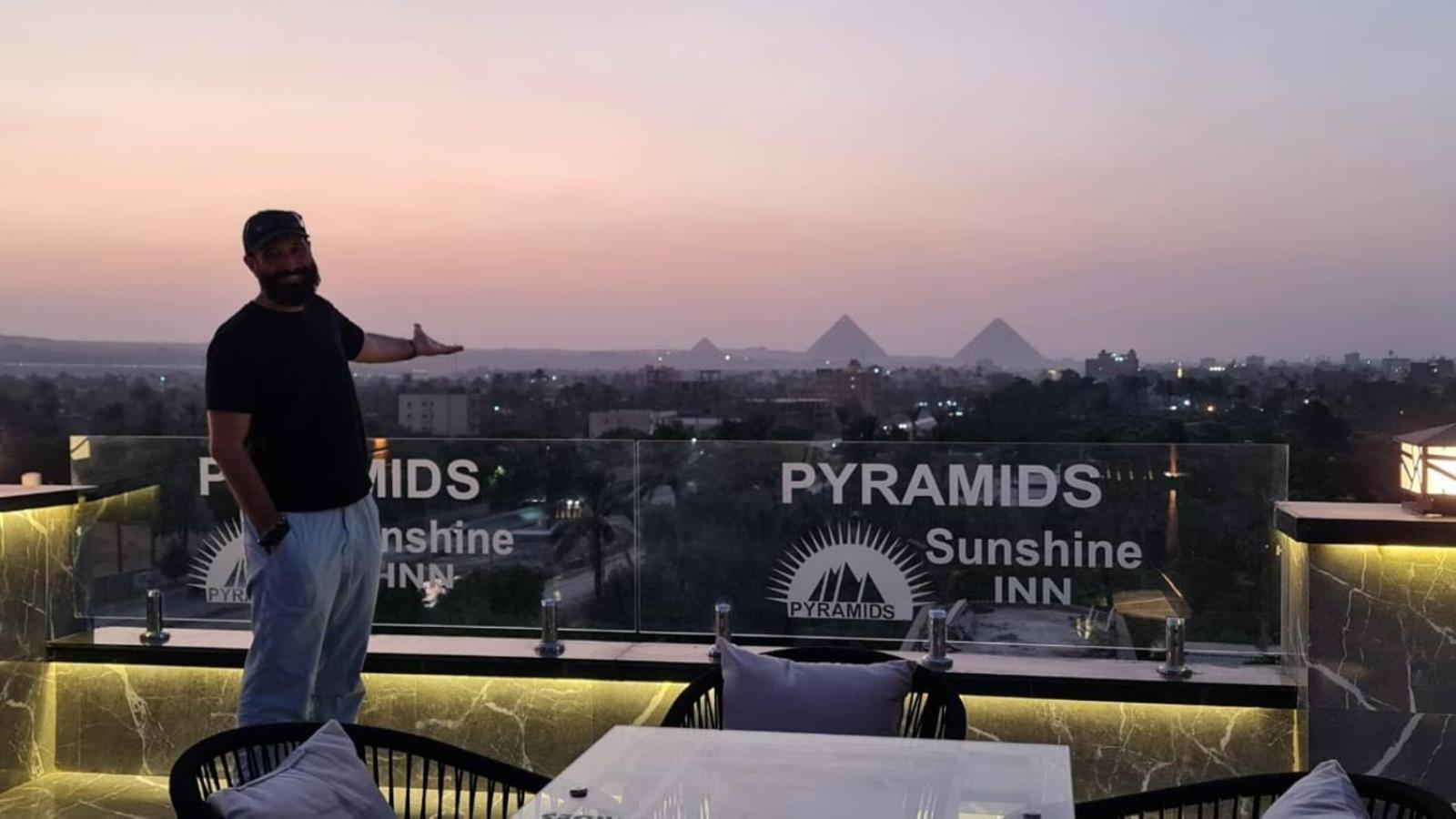 Отель Pyramids Sunshine View Kafrat al Jabal Экстерьер фото